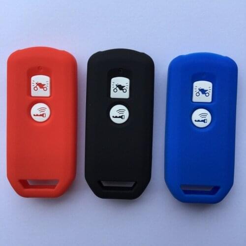 Silicon Llave Motor Scooter Remote FOB Case Cover For Honda PCX150 Forza 300 2018 Lock SH125i SH150i X-Adv 2Button Smart Key