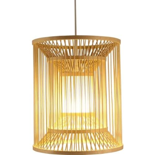Japanese bamboo Pendant Lights tea garden bed lamp creative southeast restaurant balcony coffee house pendant lamp LU71589 -YM