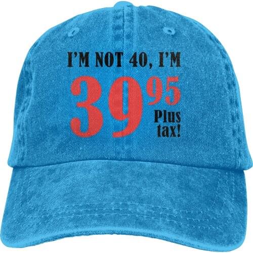 Funny 40th Birthday Gift (Plus Tax) The Baseball Cap Peaked capt Sport Unisex Outdoor Custom 40 Years Old Born in 1981 Hats