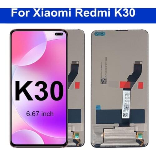 6.67" LCD For Xiaomi Redmi K30 LCD Screen Display +Touch Screen Panel Digitizer Assembly for Redmi K30 LCD