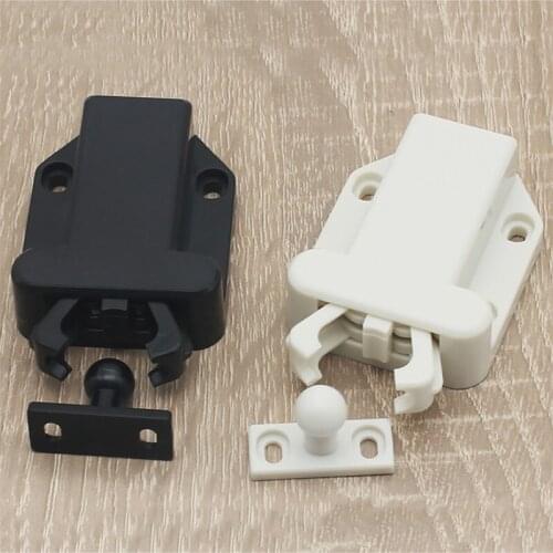 1Pcs Push To Open Beetles Magnetic Door Drawer Cabinet Self-locking Cupboard Touch Suction Catch Device Rebound Latch Door