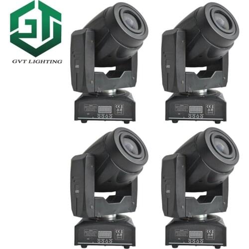 4pcs/lot 60W Gobo LED Moving Head Light 3 Face Prism DMX Controller 4/15 Channel for Stage Theater Disco Nightclub Party