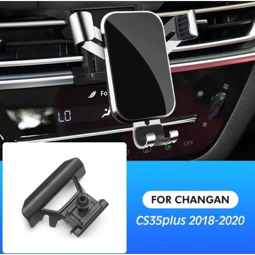 Car Mobile Phone Holder Air Vent Mounts Stand GPS Gravity Navigation Bracket For Changan CS35 Plus 2018 2019 2020 Accessories