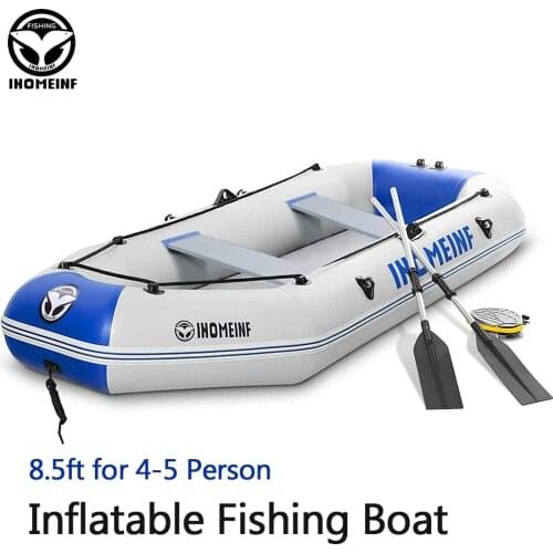 260cm PVC Inflatable Drifting Boat Kayak For 4~5person With Ce For Fishing