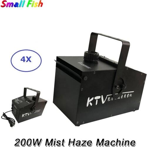 Free Shipping 200W Smoke Machine 1.2 L Oil Capacity Mist Haze Machine 100-240V Stage Fogger Holiday Wedding Events Projector