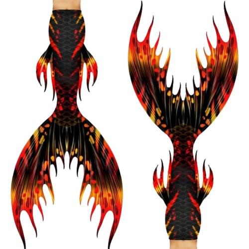 Big Mermaid Tail for Women Girls Swimwear Summer Beach Vacation Mermaid Tail With Monofin Swimming Cospaly Costume Party Dress