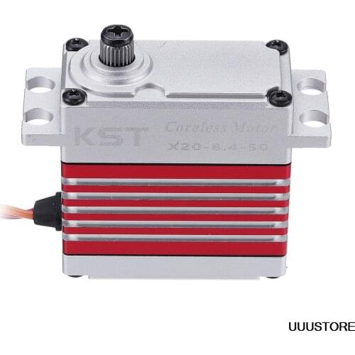 KST X20-8.4-50 Digital Servo 45KG High Torque Coreless Metal Gear For Wind RC Airplane RC Robot Arm