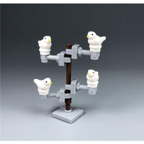 Creator City Series Educational Toys Plastic Assembly Parts Toy Childrens gifts Building Blocks White Sparrow Suit Cities Model