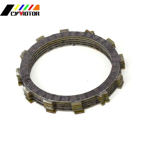 5PCS Motocycle Clutch Friction Plates Disc Set For KAWASAKI EL250 EX250 EL EX 250 88 89 91 92 93 94 95 96 97 95 99 00 01 02-07