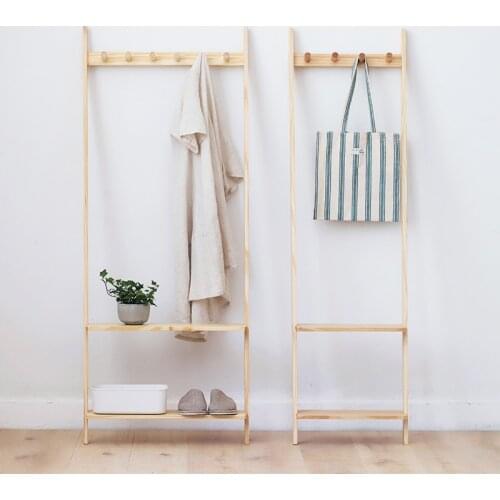 GY Solid Wood Floor Hanger Entrance Entrance Entrance Wall Clothes Rack Bedroom Coat Rack Household Hanging Clothes Simple Rack