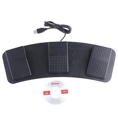 USB Foot Switch Foot Control Keyboard for Windows 2000/XP/Vista/Win 7