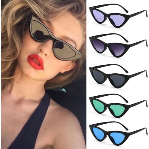 Summer Women Sexy Small Triangle Sunglasses Retro UV400 Eyewear Fashion Female Shades Ladies Outdoor Trending Streetwear