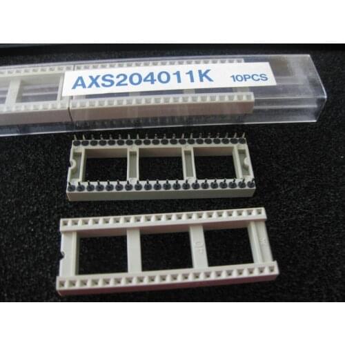 Original new 100% gold plated DIP40 AXS204011K square IC socket connector