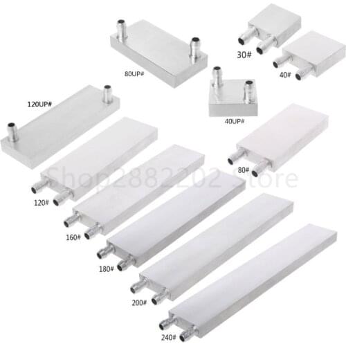 Primary Aluminum Water Cooling Cooler Block Heat Sink System 40/80/120/160/180/200/240mm Blocks Radiator For PC Laptop CPU