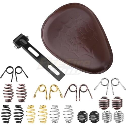 For Harley Honda Yamaha Kawasaki Suzuki Motorcycle Front Driver Solo Cushion Seat