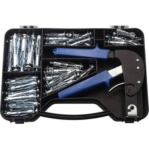 Hollow Wall Anchor Metal Setting with M4 M5 Mixed Screw Set Cavity Plasterboard Fixing Car Body Repair Tool