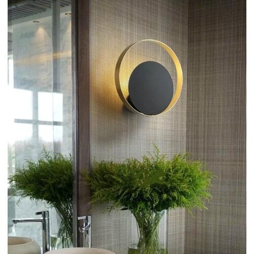 Modern decor Wall Lamp Led Gold Nordic Creative Sconces Light Fashion Simple Dining Living Bedroom Bedside Indoor Decor Lights