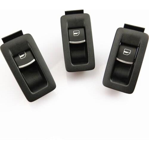 TUKE OEM Chrome Car Window Switch + Decorative Panel For VW Passat B6 Jetta MK5 Tiguan Golf GTI MK5 MK6 5ND 959 855 5ND959855