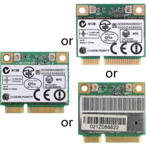 Universal Wireless Card AR9285 AR5B95 Half Height Mini PCI-E 150Mbps Wireless Wlan WiFi Card For Atheros
