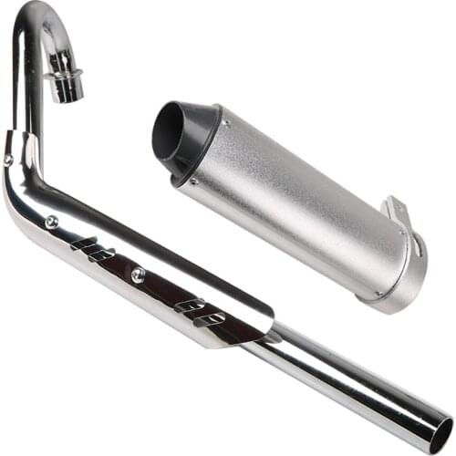 28mm Motorcycle Exhaust Muffler Pipe 50cc -125cc CRF BBR TTR Thumpstar Pit Bike Dirt Bike Exhaust Motor Bike Accessories