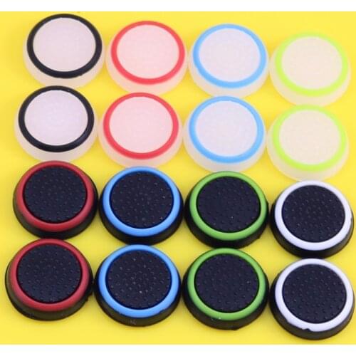 Game Accessory Protect Cover 16pcs/8 Pairs Silicone Thumb Stick Grip Caps for PS4/ Xbox 360/ PS3 /Xbox one Game Controllers