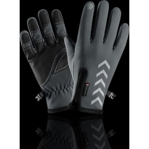 2021 Fish Warm Winter Ice Fishing Gloves Waterproof Windproof Breathable Full Finger Non-slip Carp Outdoor Fishing Accessories