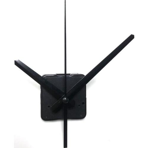 4 Size 28mm 20mm 18mm 12.5mm Spindle Shaft Quartz Clock Movement Mechanism Long black Hands Repair DIY Kit Set