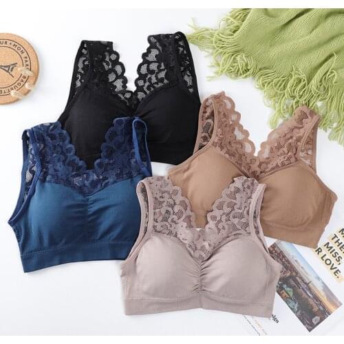 Jerrinut Bras For Women Underwear Seamless Brassiere Crop Top Bralette Push Up Bra Lingerie Active Bra Sexy Wireless