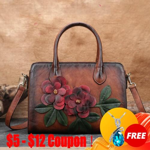 CGA Handmade Handbags For Women 2020 New Vintage Big Tote Bag Large Capacity Soft Leather Shoulder Messenger Bags Lady Casual