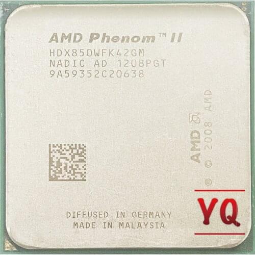 AMD Phenom II X4 850 3.3 GHz Duad-Core CPU Porcessoe HDX850WFK42GM Socket AM3