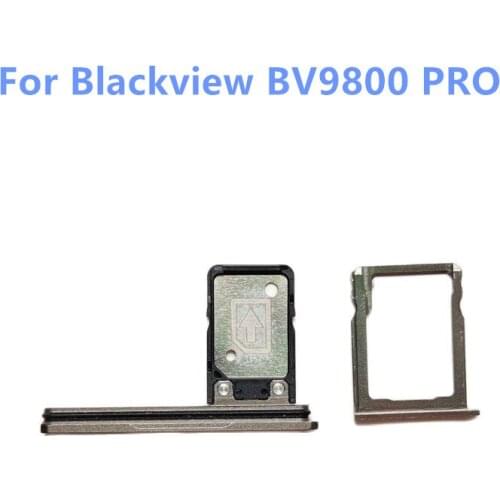 For Blackview BV9800 PRO Cell Phone New Original T-Flash SIM Card Holder Tray Card Slot Repair Replacement Parts