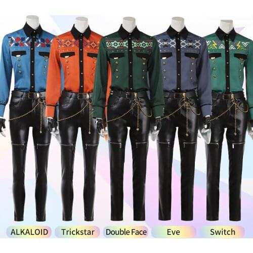 Game Ensemble Stars 6 Anniversary Trickstar Alkaloid Undead Cosplay Costume Fancy Suit Halloween Carnival Uniforms Custom Made