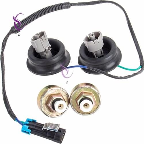 12589867 Knock Sensor Wire Harness Kit For Chevrolet Pontiac GMC Cadillac STS Oldsmobile Envoy Buick Hummer 4.3L 4.8L 5.3L 6.0L