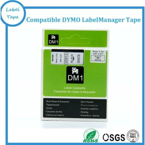 3PK/lot DYMO D1 40913 LABEL TAPES FOR DYMO LABELMANAGER MAKER DYMO 40913 STICKER