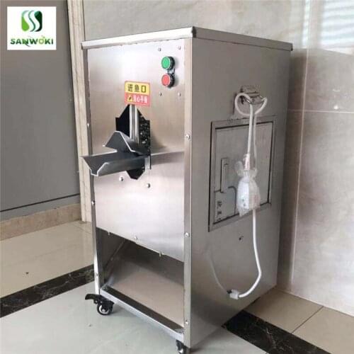Multipurpose Clean Convenient Scraping Scale Kill Fish Machine Open fish back belly commercial Scraper Machine