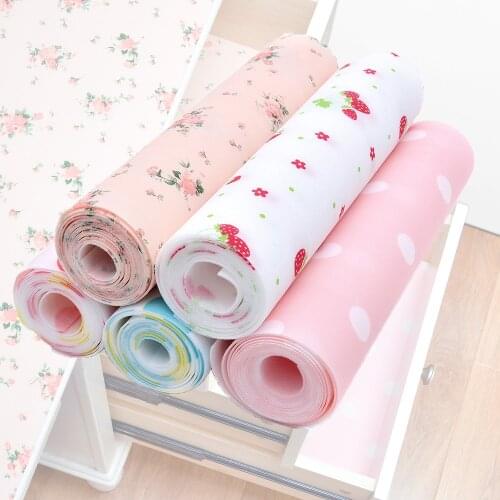 5M Recyclable Table Drawer Mat Cabinets pad Contact Paper Liner Mildew proof Waterproof Non-Slid Kitchen Shelf Closet Placemat