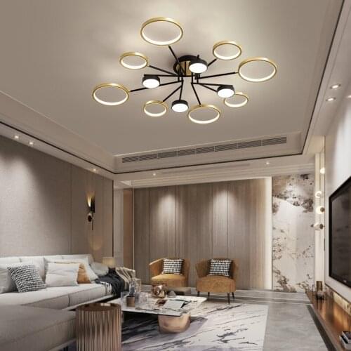 Nordic Personality New LED Ceiling Lights For Bedroom Living Room Castle Restaurant Hall Indoor Home Lighting Lamps Fixtures