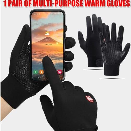 Screentouch Gloves Warming Cold Protection Smartphone Texting Driving Cycling jlrr