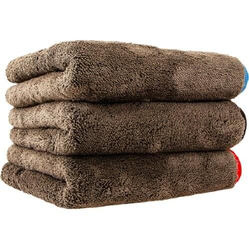 Super Thick 1200GSM Microfiber Polishing Waxing Cloth Car Drying Cleaning Detailing Towels