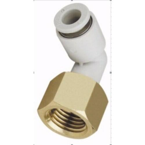 Tube 8mm-3/8 PT thread pneumatic elbow fitting