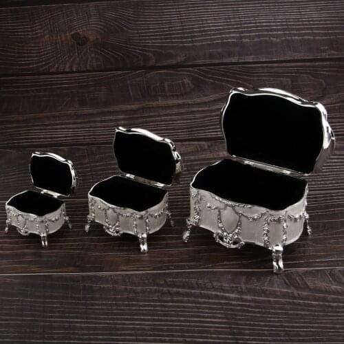 Vintage Princess Treasure Box Jewelry Makeup Collection Birthday Gifts Case