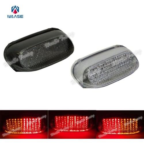 Waase EMARK Motorcycle Rear Taillight Tail Brake Turn Signals Integrated Led Light For KAWASAKI ZZR 250 600 ZZR600 ZZR250 2004