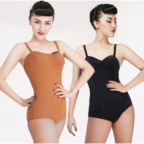 Female Adult Ballet/Latin/Ballroom Dance Harness Shirt High Elasticity Lycra Sexy Dancing Practice Tops DN1205