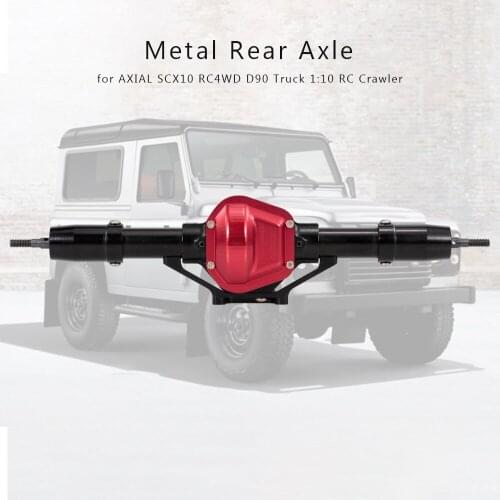 1Set 1/10 RC crawler Complete Alloy Rear Axle CNC Machined for AXIAL SCX10 RC4WD D90 Truck