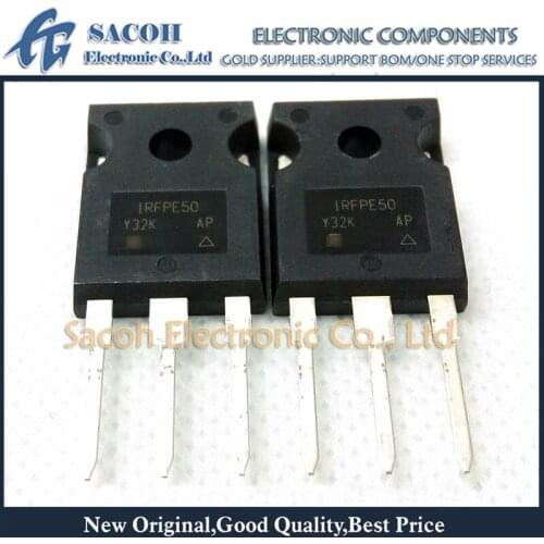 10Pcs IRFPE50PBF IRFPE50 IRFPF50 IRFPG50 TO-247 7.8A 800V Power MOSFET Transistor