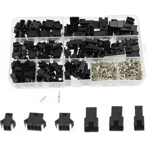 2.54mm Dupont Terminal Male/Female Pin SM2.54 Cable Plug 2/3/4 Pin Jumper Header Housing Wire Connector 480Pcs