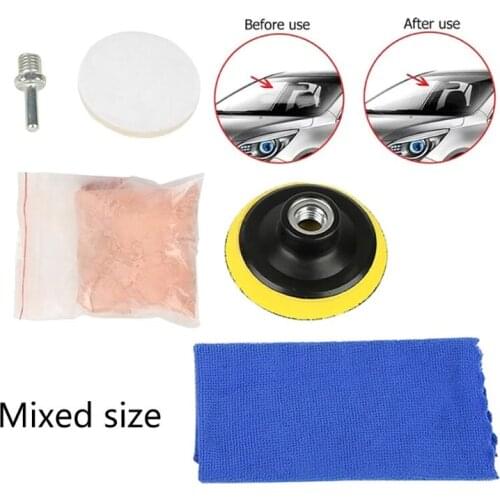 N0HF 5pcs Car Polish Glass Windshield Polishing Kit Scratch Removal Window Glass Tool