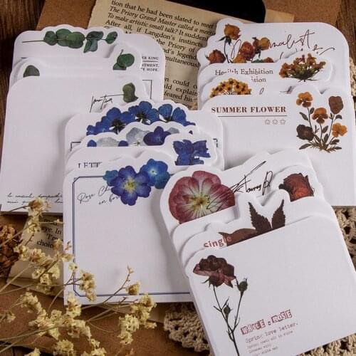 60Pcs/Lot Rose Orchid Flower Material Paper Junk Journal Planner Scrapbooking Vintage Decorative DIY Craft Paper