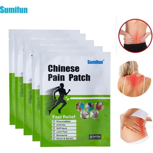 8Pcs Sumifun Arthritis Joint Pain Rheumatism Shoulder Pain Relief Pads For Cevical Spine Body Lumbar Orthopedic Arthritis K01701