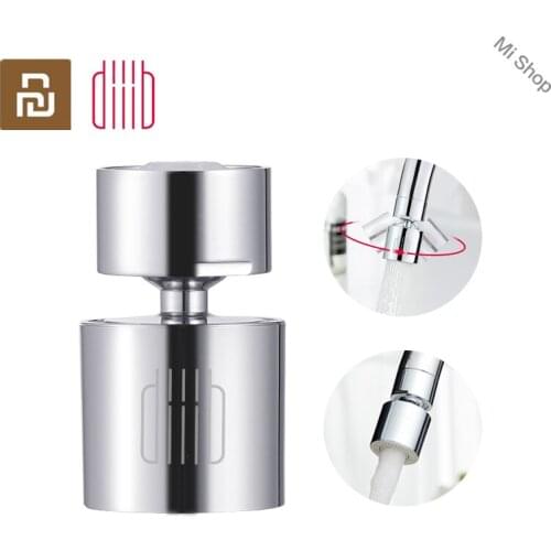 Youpin Diiib Kitchen Faucet Aerator Water Tap Nozzle Bubbler Water Saving Filter 360-Degree Double Function 2-Flow Splash-proof